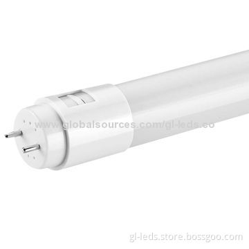 20W 90lm/W 280° Beam Angle LED Tube Lighting, 180-240V AC/50-60Hz Input Voltage